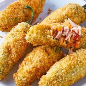 Jalapeños con Camarón Empanizados
