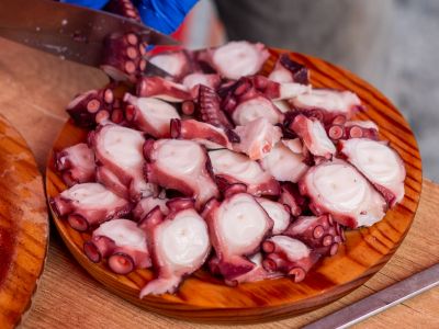 Tentáculo de Pulpo Cocido en Trozo